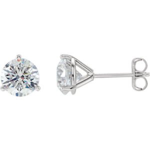 1/2 Carat Martini Diamond Stud Earrings