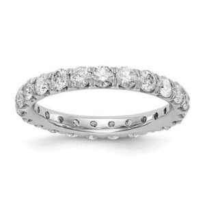 2 Carats Round Eternity Band
