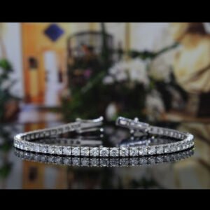 4 Carats Tennis Bracelet Natural Diamonds F,VS or G, SI1