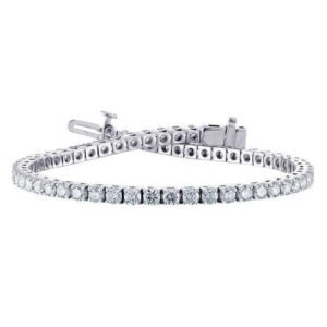 5 Carats Tennis Bracelet Natural Diamonds G Color VS2 Clarity