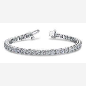 8 Carat Diamond Tennis Bracelet Round Cut G Color SI1 Natural
