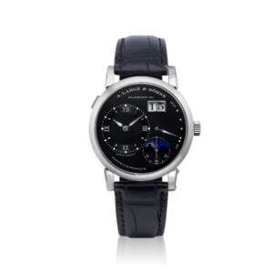 A. Lange & Söhne Lange 1 Moonphase (Reference 192.029) A brand new white gold wristwatch with moon phases, date and power reserves indication. circa 2022