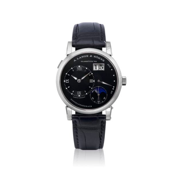 A. Lange & Söhne Lange 1 Moonphase (Reference 192.029) A brand new white gold wristwatch with moon phases, date and power reserves indication. circa 2022