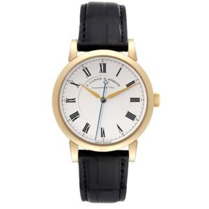 A. Lange & Söhne Richard Lange (Reference 232.021). A yellow gold manual wind wristwatch. 2012