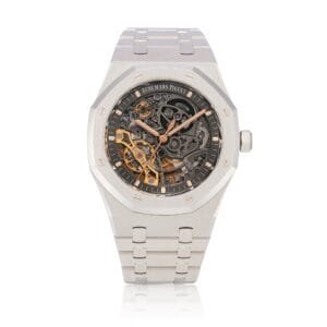 Audemars Piguet Royal Oak (Reference 15407ST.OO.1220ST.01). A stainless steel skeletonised automatic wristwatch. circa 2019