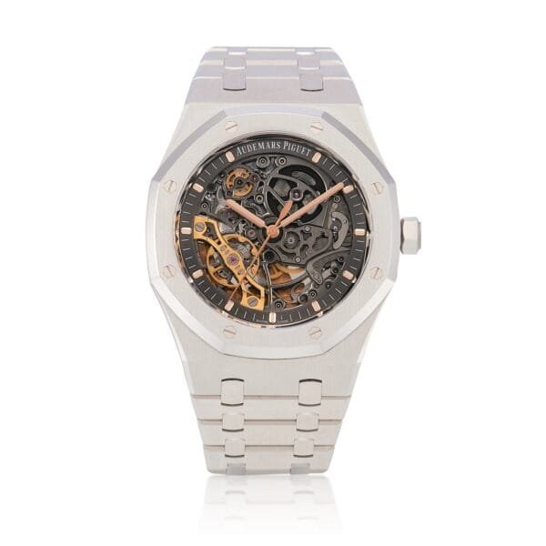 Audemars Piguet Royal Oak (Reference 15407ST.OO.1220ST.01). A stainless steel skeletonised automatic wristwatch. circa 2019