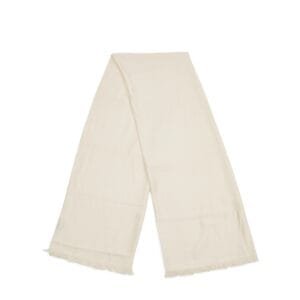 Beige Cashmere, Silk and Wool Shawl