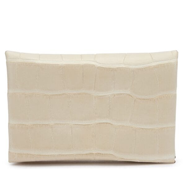 Beton Matte Alligator Calvi Card Holder Palladium Hardware, 2023