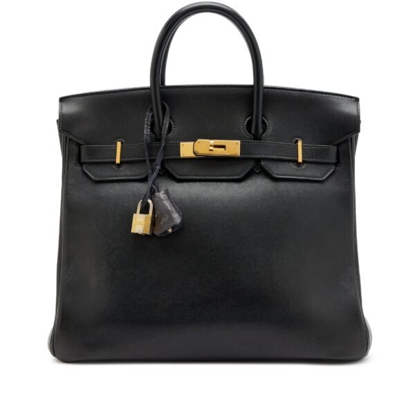 Black Box Leather Birkin 30 Gold Hardware, 1997