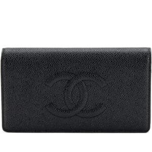 Black Caviar Timeless CC Yen Wallet, 2012-2013