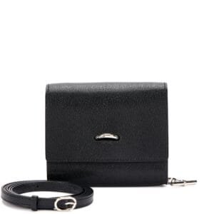 Black Chamkila Chaine d'ancre Compact Wallet Palladium Hardware, 2023