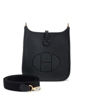 Black Clemence Mini Evelyne II TPM 16 Gold Hardware, 2024