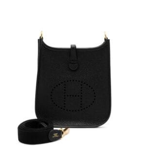 Black Clemence Mini Evelyne II TPM 16 Gold Hardware, 2024