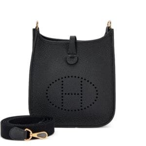 Black Clemence Mini Evelyne II TPM 16 Gold Hardware, 2024