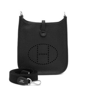 Black Clemence Mini Evelyne II TPM 16 Palladium Hardware, 2024