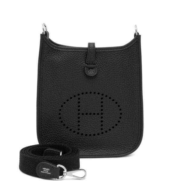 Black Clemence Mini Evelyne II TPM 16 Palladium Hardware, 2024