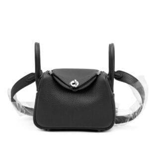 Black Clemence Mini Lindy 20 Palladium Hardware, 2024