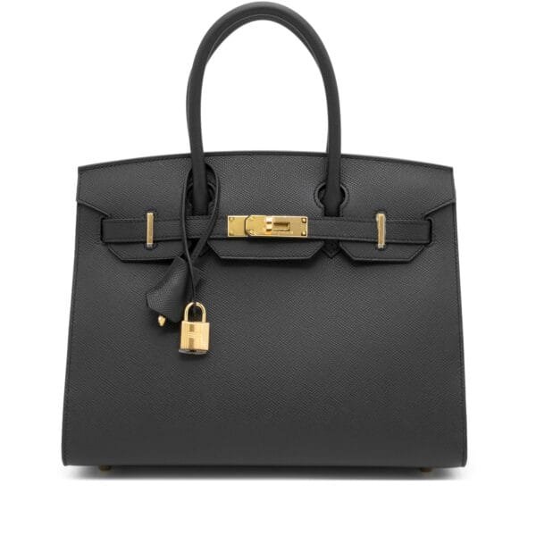 Black Epsom Birkin 30 Sellier Gold Hardware, 2024