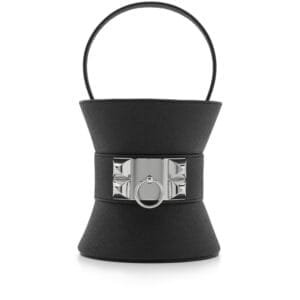 Black Epsom Mini Medor Bag Palladium Hardware, 2024