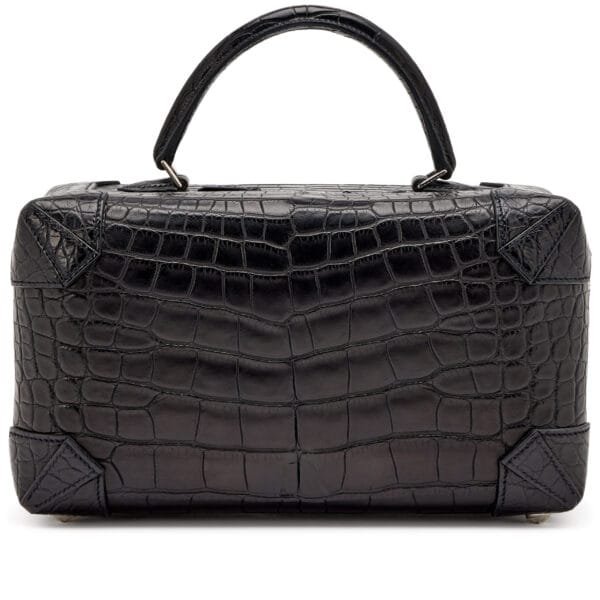 Black Matte Crocodile Maxibox 29 Palladium Hardware, 2014