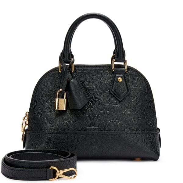 Black Monogram Empreinte Alma BB Gold Hardware