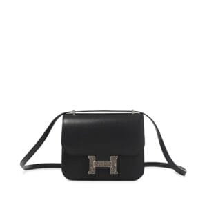 Black Monsieur Constance 19 Ombré Lizard Palladium Hardware, 2020