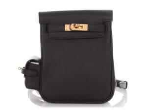 Black Swift Mini Kelly Jump Backpack Gold Hardware, 2024