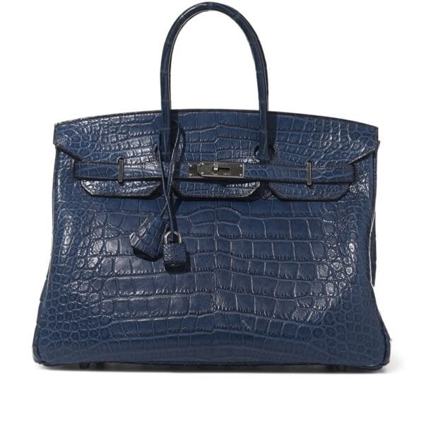 Bleu de Malte Alligator Birkin 35 Palladium Hardware, 2010