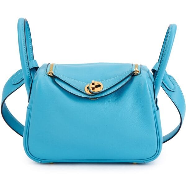 Bleu du Nord Swift Mini Lindy 20 Gold Hardware, 2020