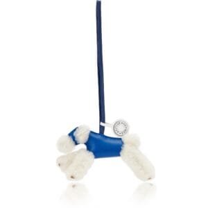 Bleu France and Bleu Saphir Milo Lambskin and Ecru Merinos Wool Budy Charm, 2021