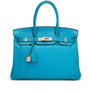 Bleu Frida and Etoupe Chèvre HSS Birkin 30 Brushed Palladium Hardware, 2010
