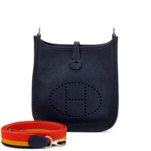 Bleu Nuit Clemence Mini Evelyne II TPM 16 Palladium Hardware, 2016