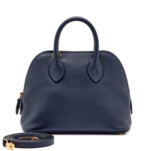 Bleu Nuit Evercolor Mini Bolide 1923 Gold Hardware, 2023