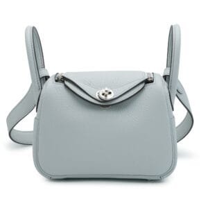 Bleu Pale Clemence Mini Lindy 20 Palladium Hardware, 2024