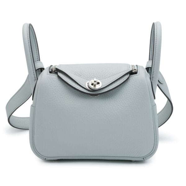 Bleu Pale Clemence Mini Lindy 20 Palladium Hardware, 2024