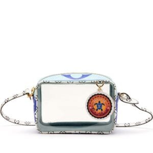 Blue Giant Monogram Coated Canvas and PVC Saint Barth Beach Pouch Gold Hardware, 2019