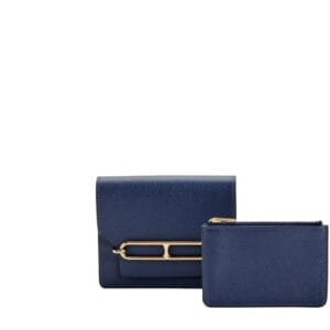 Blue Nuit Evercolor Roulis Slim Wallet Permabrass Hardware, 2022