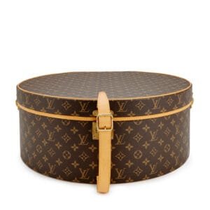 Brown Monogram Canvas Boite Chapeaux 50 Gold Hardware