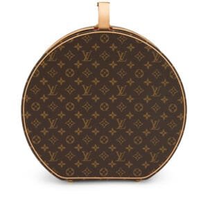 Brown Monogram Canvas Boite Chapeaux Hat Box 40 Gold Hardware, 2017