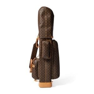 Brown Monogram Coated Canvas Golf Bag Gold Hardware, 2005