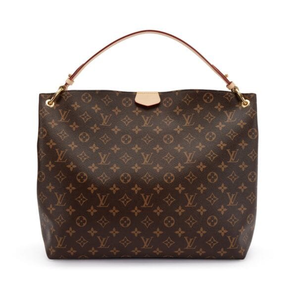 Brown Monogram Coated Canvas Graceful MM Gold Hardware, 2021