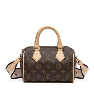 Brown Monogram Coated Canvas Speedy Bandoulière 20 Gold Hardware, 2021