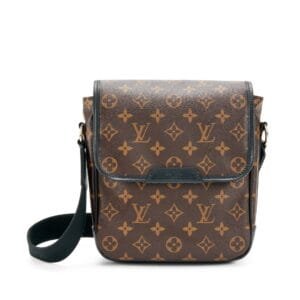 Brown Monogram Macassar Coated Canvas Bass PM Silver Hardware, 2009