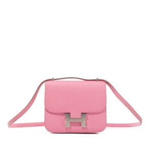 Bubblegum Pink Espom Mini Constance 18 Palladium Hardware, 2020