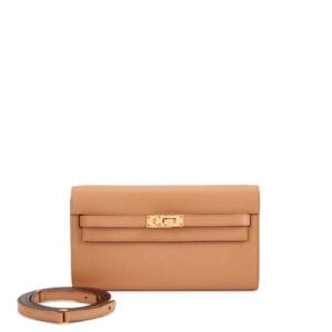 Chai and Mauve Sylvestre Epsom Verso Kelly-To-Go Gold Hardware, 2022