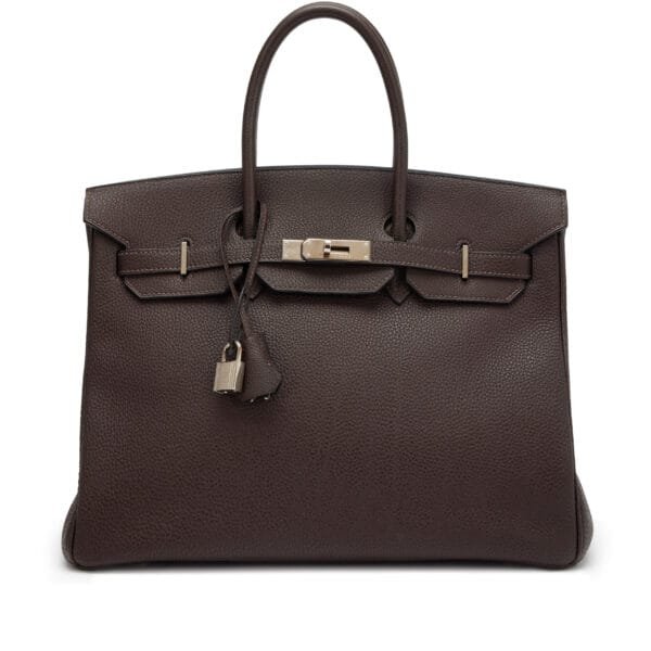 Chocolate Fjord Birkin 35 Palladium Hardware, 2005