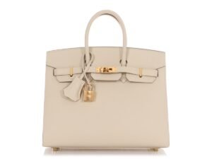 Craie Epsom Birkin 25 Gold Hardware, 2021