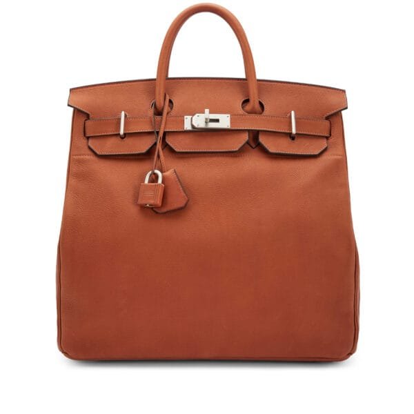 Cuivre Taurillon Saddle HAC Birkin 40 Brushed Palladium Hardware, 2019