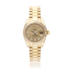 Datejust Reference 179178, a yellow gold automatic wristwatch with date, Circa 2007