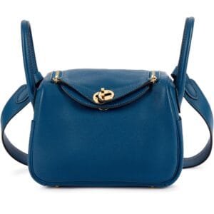 Deep Blue Swift Mini Lindy 20 Gold Hardware, 2021